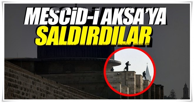 İsrail polisi Mescid-i Aksa’ya saldırdı