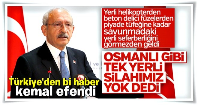 Kılıçdaroğlu'ndan skandal silah benzetmesi