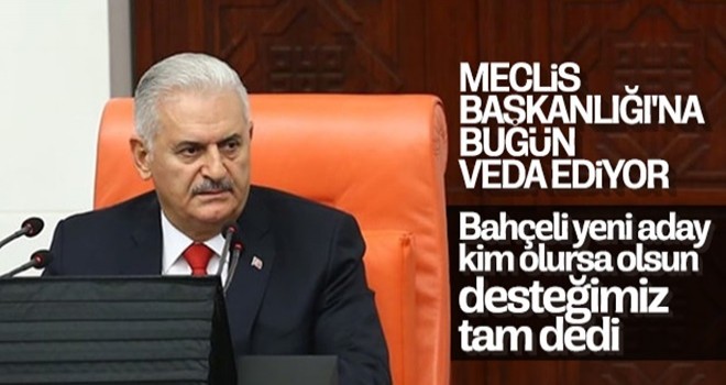 Binali Yıldırım bugün veda edecek