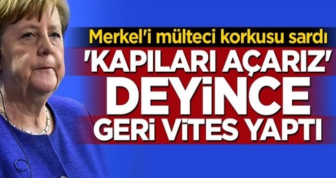 Merkel'den flaş Türkiye açıklaması