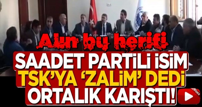 Saadet Partili meclis üyesi Metin Dalgalı, Barış Pınarı Harekatı nedeniyle TSK'ya 