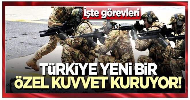 Türkiye yeni bir özel kuvvet kuruyor! Deniz timleri