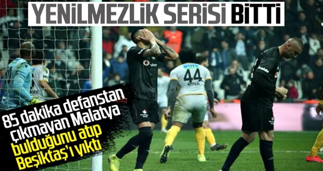 Beşiktaş son dakikalarda kaybetti