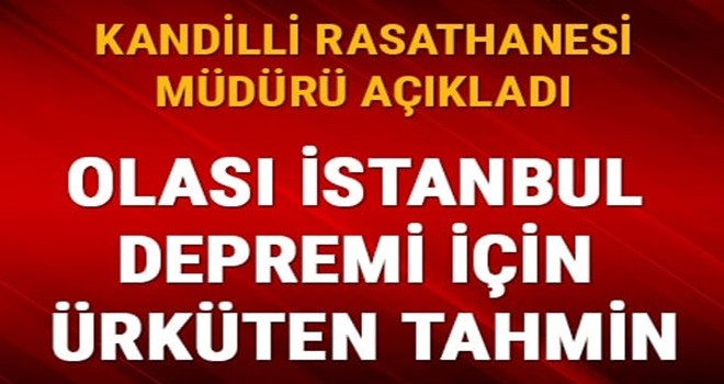 Prof. Dr. Özener: Ege Denizi ile Marmara'daki fay hatları farklı