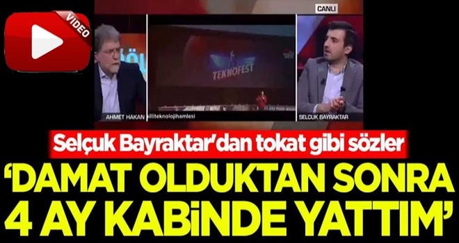 Selçuk Bayraktar'dan tokat gibi sözler: Damat olduktan sonra 4 ay kabinde yattım