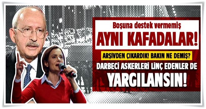 Canan KaftancÄ±oÄlu darbeci askerleri bÃ¶yle savunmuÅ