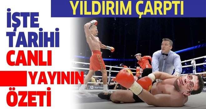 CHP adayı İmamoğlu'nu canlı yayında ''YILDIRIM ÇARPTI''