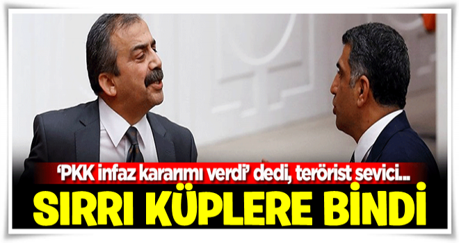 'PKK infaz kararımı verdi' dedi, HDP'li Önder çıldırdı!