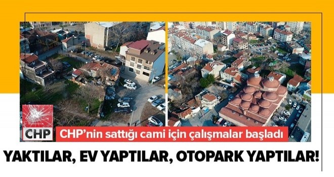 CHP döneminde satılan Hoca Yusuf Camii için süreç başladı .