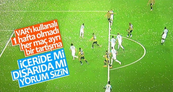 Fenerbahçe'nin penaltısında VAR'a başvuruldu