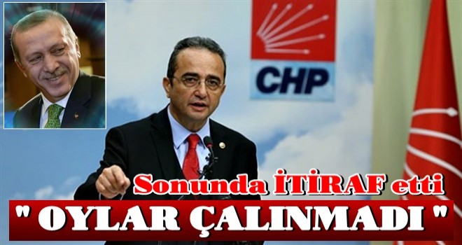 CHP’den açık itiraf: Oylar çalınmadı