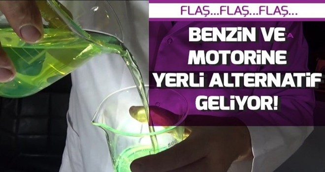 Dünyada ilk! Motorin ve benzine yerli alternatif geliyor.