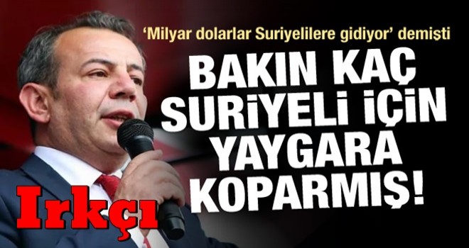 50 Suriyeli için yaygara kopardı