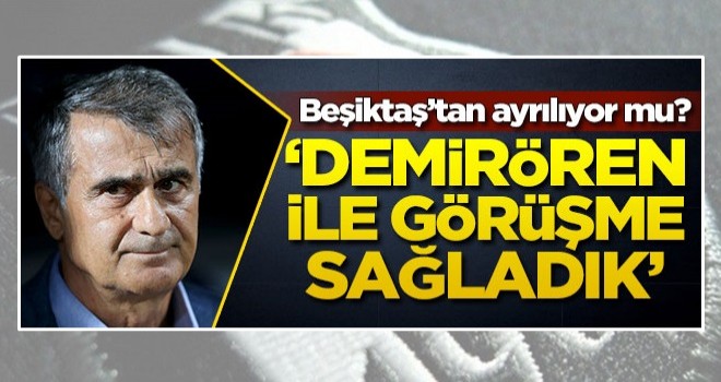 Şenol Güneş itiraf etti! 'Demirören ile görüştüm'