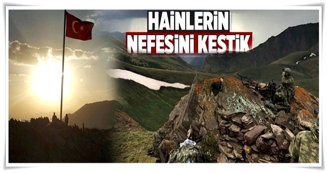 Hakkari'de PKK'ya darbe üstüne darbe .