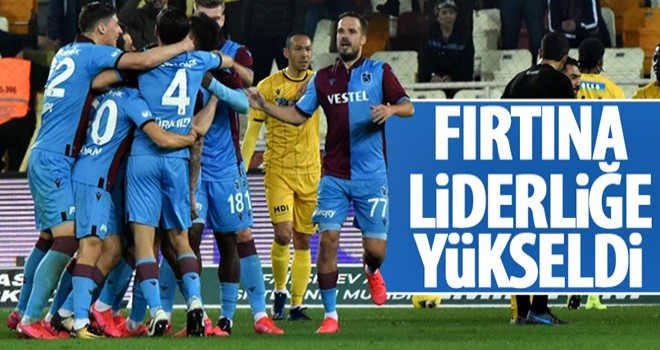 Trabzon liderliğe yükseldi!