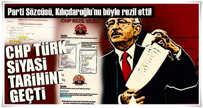 Parti Sözcüsü, Kılıçdaroğlu’nu böyle rezil etti!