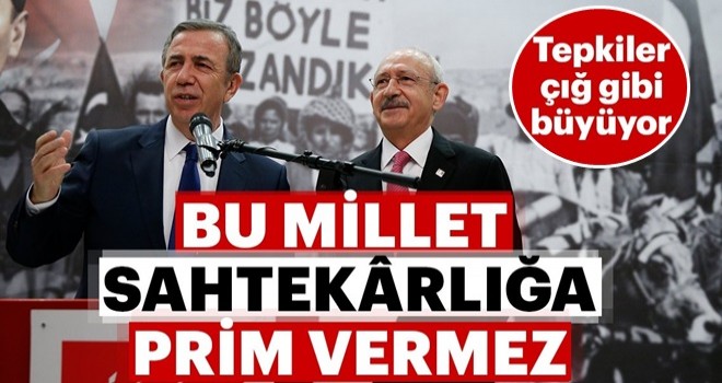 Bu millet sahtekârlığa prim vermez