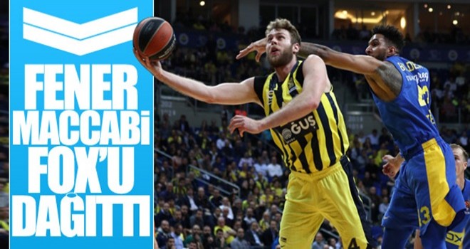 Fenerbahçe Doğuş, Maccabi Fox'u rahat geçti