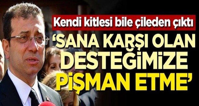 Kendi kitlesi bile çileden çıktı! 'Milletin iradesini yok saymak kabul edilemez'