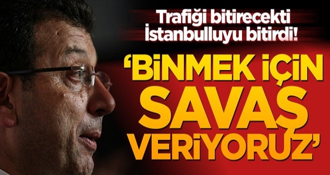 Trafiği bitirecekti İstanbulluyu bitirdi! ‘Binmek için savaş veriyoruz’