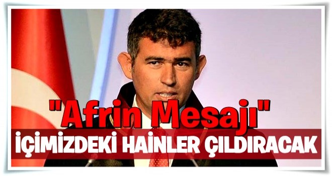 Feyzioğlu'ndan Afrin mesajı