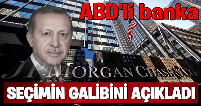 ABD'li banka seçimin galibini açıkladı!