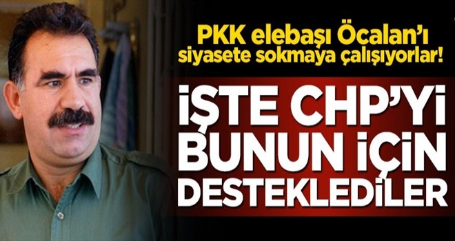 PKK elebaşı Öcalan’ı siyasete sokmaya çalışıyorlar! İşte CHP’yi bunun için desteklediler