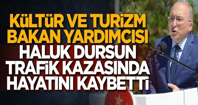 Bakan yardımcısı kazada hayatını kaybetti