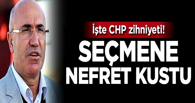 CHP'li Mahmut Tanal seçmeni aşağıladı