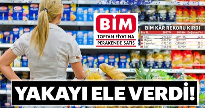 BİM yakayı ele verdi!