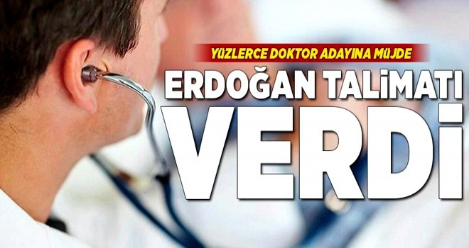 Yüzlerce doktor adayına müjde .