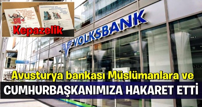 Avusturya halk bankası'ndan KEPAZELİK !