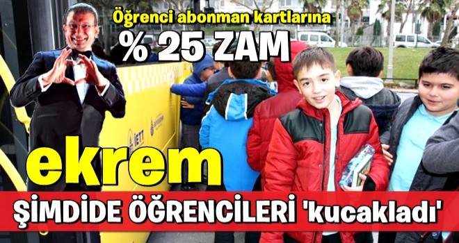 İBB'den bir şok da öğrencilere! Abonman fiyatlarına da zam geldi