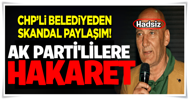 Kartal Belediyesi'nden skandal paylaşım