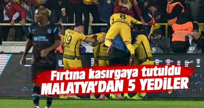 Fırtına Malatya'da Kasırgaya Tutuldu