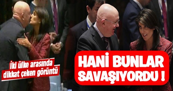 İki ülke arasında dikkat çeken görüntü!