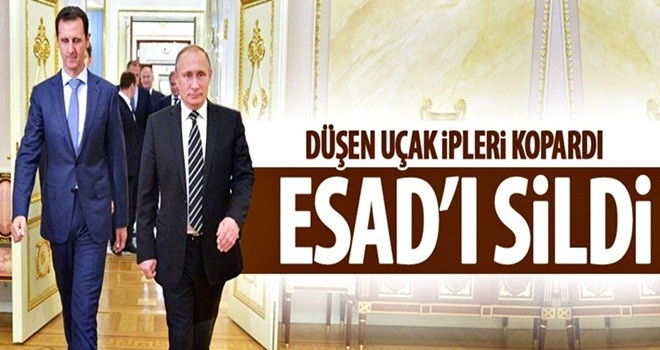 Putin, Esad'ı sorumlu tutuyor