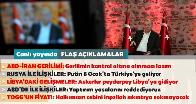 Cumhurbaşkanı Erdoğan'dan son dakika açıklamalar! İran ABD gerilimi...