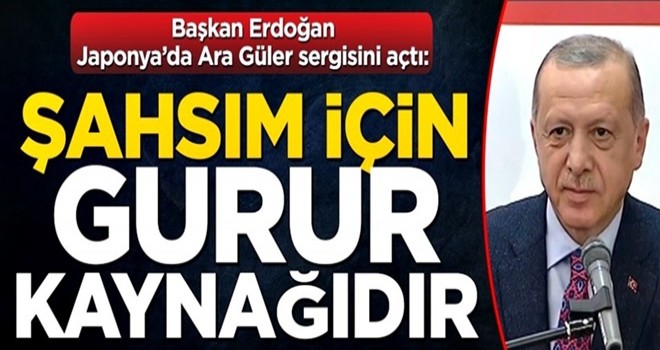 Cumhurbaşkanı Erdoğan Ara Güler sergisinin açılışında konuştu: Şahsım için gurur kaynağıdır