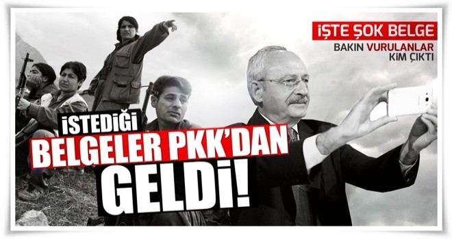 Kılıçdaroğlu ve Tanrıkulu'nun istediği şok belgeler PKK'dan geldi!