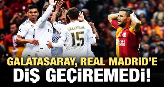 Aslan, Real Madrid'e diş geçiremedi!