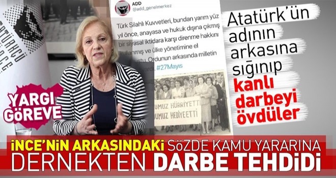 Atatürkçü Düşünce Derneği'nden 27 Mayıs Darbesi'yle ilgili skandal açıklama .