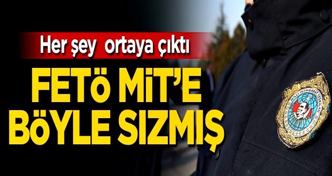 FETÖ'nün MİT'e nasıl sızdığı ortaya çıktı