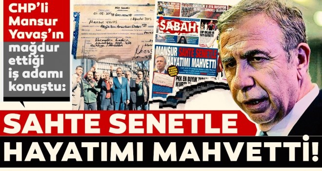 Necmettin Kesgin: Mansur sahte senetle hayatımı mahvetti