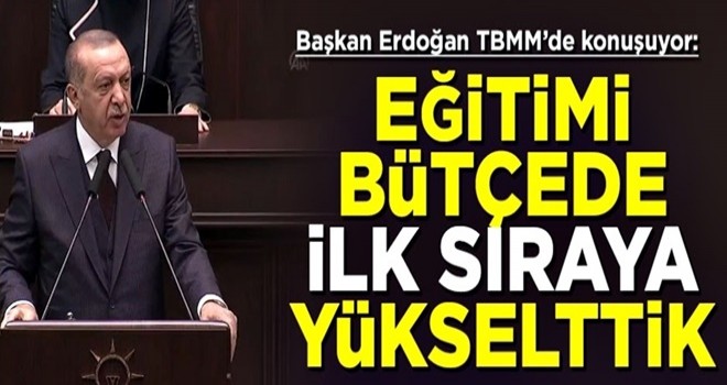 Başkan Erdoğan konuşuyor