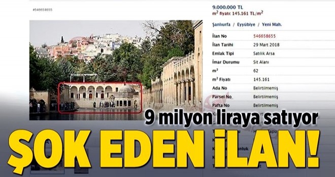 Şok eden ilan! Balıkgöl’ü 9 milyon liraya satılığa çıkardı... .