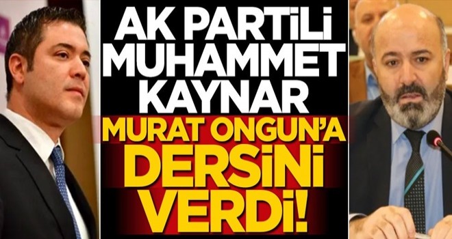 AK Partili isim, Murat Ongun'a cevabını verdi!