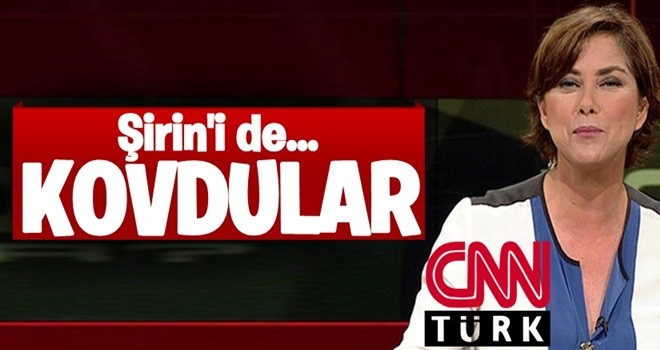 Şirin Payzın'ın CNN Türk'teki görevine son verildi