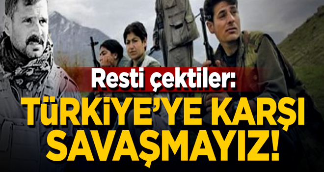 Ezidiler resti çekti: "Türkiye'ye karşı savaşmayacağız!"